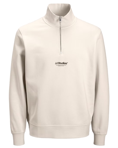 Jack & Jones Junior - JJESoho Quarter Zip Sweatshirt - Moonbeam